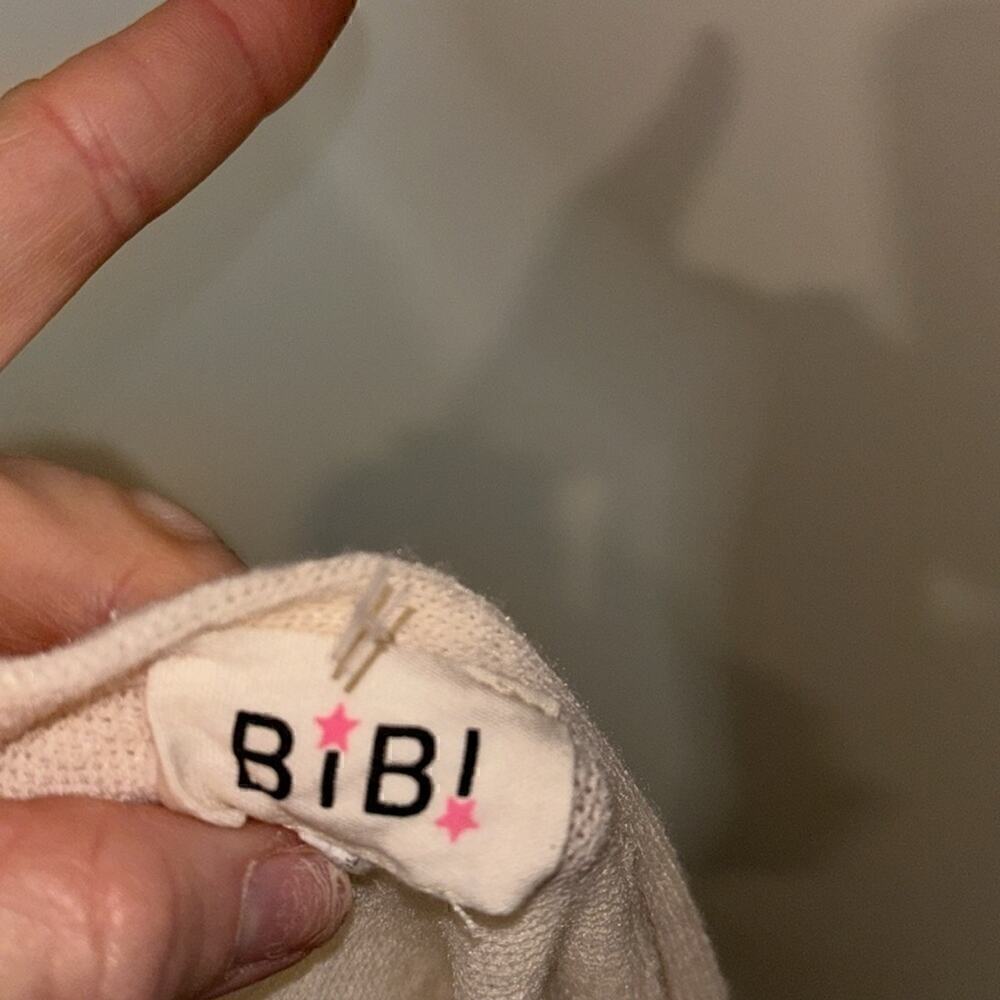 Bibi cream long sleeve sweater size large - Picture 4 of 5